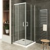 LANA+ porte douche coulissante 180 cm transparente