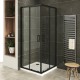 LANABLACK+ porte douche 190 cm transparente