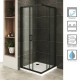 LANABLACK+ porte douche 190 cm transparente