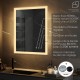 TEMEO Miroir LED lumineux 50x70