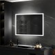 TEMEO Miroir LED lumineux 80x100