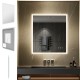 TEMEO Miroir LED lumineux 90x100