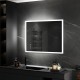 TEMEO Miroir LED lumineux 90x100